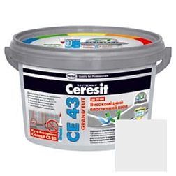 Ceresit CE 43 Затирка дымчато-белая 2 кг