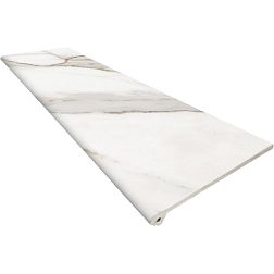 Керамическая плитка Exagres Marbles Peld. Calacatta Ступень 33x120x3 см