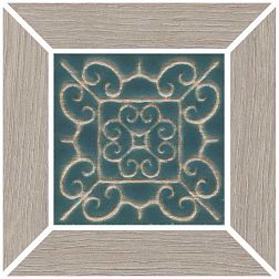 Kerama Marazzi Тровазо ID152 Серый Матовый наборный Декор 13x13 см