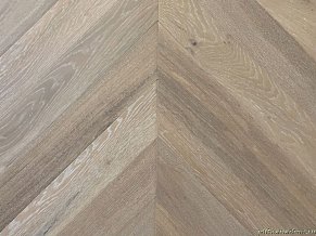 Wood Bee Chevron Дуб Крема (Crema) Инженерная доска Матовая 510x92x12