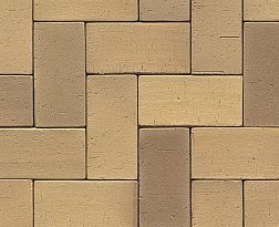 Westerwalder Klinker Тротуарная брусчатка PK06 Hellbraun-bunt 20х10х4 см