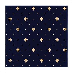 Petracers Grand Elegance GL03-11 Giglio Oro su Blu Настенная плитка 20x20 см