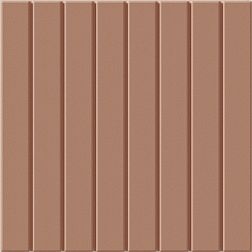 Керамическая плитка Wow Raster Lines S Mud Коричневый Матовый Керамогранит 15x15 см
