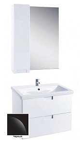 Комплект мебели Bellezza Пегас 80 L 2 ящ. подвесной черный