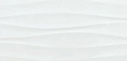 Dual Gres Sweet Waves White Белая Рельефная Настенная плитка 30х60 см