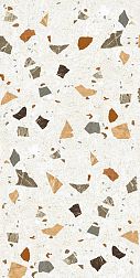 Керамическая плитка Orinda Terrazzo Glossy Бежевый Глянцевый Керамогранит 60x120 см