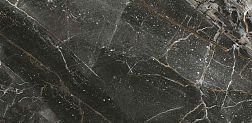 Керамическая плитка Amin tile Керамогранит 708320 Armani Marble Dark Grey Polish Rect Черный Глянцевый Ректифицированный 60x120 см