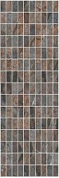 Kerama Marazzi Театро MM12143 Декор коричневый мозаичный 25х75 см