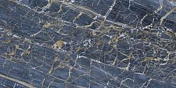 Керамическая плитка Cifre Golden Blue Синий Полированный Керамогранит 60x120 см