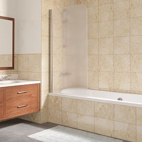 Vegas Glass EV LUX 75 05 ARTDECO D1 Левая Шторка для ванны 74,5x76