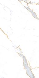 Керамическая плитка Italica Elana Statuario Gold Carving Белый Матовый Керамогранит 60х120 см