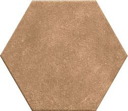 Marca Corona Terracreta J073 Chamotte Esagonо Терракотовый Матовый Керамогранит 21,6х25 см