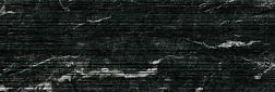 Керамическая плитка Tabriz Tile Groove Relief Black Настенная плитка 30х90 см