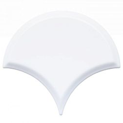 Керамическая плитка Adex Renaissance Escama Biselada Snow Cap Настенная плитка 13х15 см