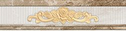 Cube Ceramica Napoli Border-1 with gold Бордюр 7,5x30 см