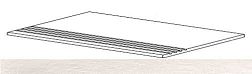 Seranit Riverstone White ступень с насечками 30x120 см