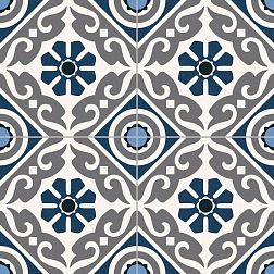 Керамическая плитка Gaya Fores Musa Blue Микс Матовый Керамогранит 33,15х33,15 см