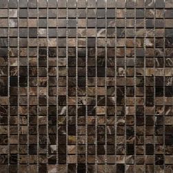 Керамическая плитка Orro Mosaic Orro Stone Emperador Dark Pol. Мозаика 1,5х1,5х0,4 30,5х30,5 см