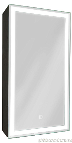 Зеркало-шкаф Континент Mirror Box 350х650 с подсветкой левый МВК063