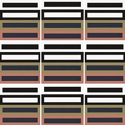 Керамическая плитка Equipe Bauhome Domino Cold Микс Матовый Керамогранит 20x20 см