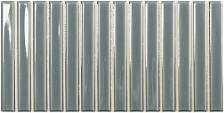 Керамическая плитка Wow Sweet Bars Mineral Grey Серая Глянцевая Настенная плитка 12,5x25