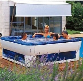 Jacuzzi Unique 9030-01390 Тент для минибассейна синий