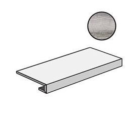 Керамическая плитка Cerdomus Skorpion Gradino C.Retta Grey Lev 80265 Ступень 33x120 см