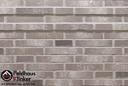 Feldhaus Klinker Vascu R764XLDF14 Argo Rotado Серая Матовая Клинкерная плитка 5,2х36,5х1,4 см