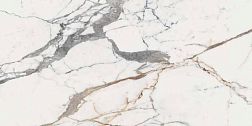 Керамическая плитка Rex Ceramiche Les Origines 769858 Or Белый Глянцевый Ректифицированный Керамогранит 60х120 см