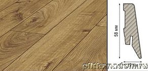 Плинтус Kronotex Ktex1 МДФ 58x19 мм D 3077