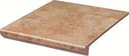 Paradyz Ilario Beige Mat Ступень простая с капиносом 30х33 см