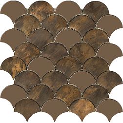 Керамическая плитка L Antic Colonial Drop Mosaics Copper Brushed Мозаика 29,6x29,5 см