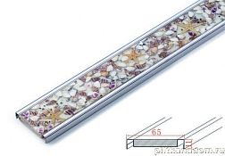 Керамическая плитка Juliano Декоративные вставки JH6533 Ocean 6,5х60 см