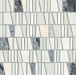 Керамическая плитка Tubadzin Mozaiki Drops stone white Мозаика 30х30 см