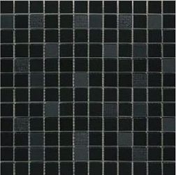 Керамическая плитка CeDam Lustri Mosaico Nero Lucido Мозаика 31,5х31,5 см