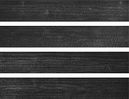 Cristacer Bruciato K01000001 Nero Черный Матовый Керамогранит 15х90 см