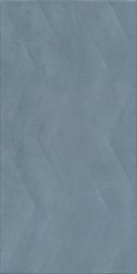 Керамическая плитка Kerama Marazzi Онда 11221R Структура Синяя Матовая обрезная Настенная плитка 30х60 см