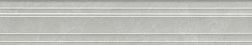 Kerama Marazzi Монте Тиберио BLF023R Серый Глянцевый обрезной Бордюр Багет 7,3х40 см