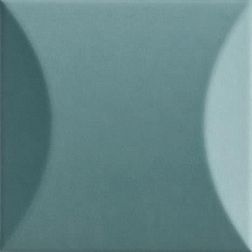 Керамическая плитка Ava Ceramica UP Cuscino Green Glossy Зеленая Глянцевая Настенная плитка 10x10 см