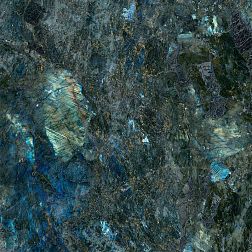 Керамическая плитка Geotiles Labradorite Blue Super Polished Синий Глянцевый Ректифицированный Керамогранит 120х120 см
