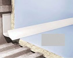 Cezar Профиль для плитки внутренний 8мм серебряный 0,8х250 см