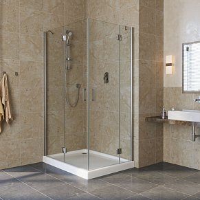 Vegas Glass AFA-F LUX 110 100 05 crystalvision Правый Душевой уголок 110x100