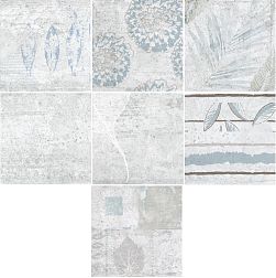 Simpolo Ceramics Sense Slate Белый Матовый Керамогранит 19,8х19,8 см