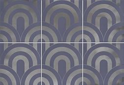 Керамическая плитка Vives Hanami Takada Indigo Plata Настенная плитка 33,5х23 см