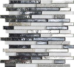 L Antic Colonial Mosaics Collection L244000911 Treasures Mist Shannan Strip Мозаика 29,8x30,6 см