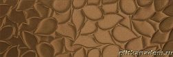 Sanchis Azulejos Colours Leaf Copper Коричневая Глянцевая Ректифицированная Настенная плитка 33x100 см