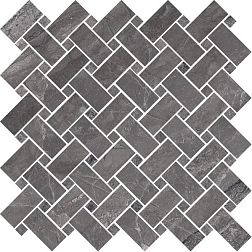 Керамическая плитка Cerdomus Supreme Mosaico Kadi Charcoal Lev 78080 Мозаика 30x30 см