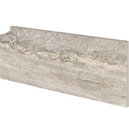 Керамическая плитка Exagres Marbles Zang. Fior Travertino Derecha Плинтус правый 18x40 см