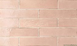 Керамическая плитка Equipe Tribeca Tea Rose Розовый Полированный Настенный Керамогранит 6x24,6 см