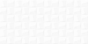 Alma Ceramica Miloni TWU2550MLN20 Белая Рельефная Настенная плитка 24,9х50 см